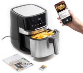 Freidora de aire innovagoods fryinn pro 5500 negro 1700 w 5,5 l acero inoxidable
