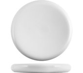 H&h 2 platos redondos de porcelana blanca cloud cm 22x3,5h