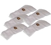 Vhbw 50x bolsa compatible con electrolux p 9000 classic, panther, panter, pro z 951 aspiradora - vellón micro, 75 cm x 17 cm blanco