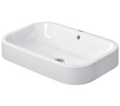 Cuenca superior de duravit happy d.2 60cm con desbordamiento, sin banco de grifo, 2314600000, color: blanco