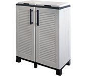 Armario de media altura en polipropileno de la linea eco, práctico para aprovechar al maximo el espacio, l 680 x p370 x h 900 mm.