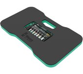 Estuche de puntas con carraca y llaves de vaso 9515 juego de cojín protector de rodillas set 1 - wer