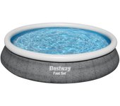 Piscina redonda elevada 57313 bestway fast set 457x84cm