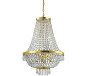Ideal lux caesar - lámpara colgante de 12 luces dorado, g9