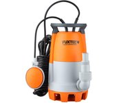 Bomba sumergible de aguas residuales fuxtec fx-tp1750 750 watts, máx. 12000 l/h, altura de impulsion máx. 9,5 m