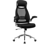 Silla ergonómica de malla, asiento grande y regulable, estabilidad y confort, para oficina y estudio