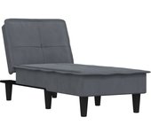 Tumbona de jardín | tumbona de exterior | silla de terciopelo gris oscuro cfw598703
