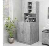 Mueble para lavadora gris hormigón