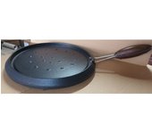Sartén de hierro fundido para cocinar alimentos en cocina de leña/gas diam. 28,5 cm