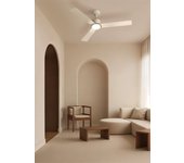 Wind modern - ventilador de techo 40w ø132 cm silencioso con luz led , wifi y mando a distancia