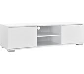Mueble tv bajo de aglomerado televisión 120 cm blanco 03_0002867