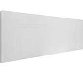 Cabecero tapizado milán | cabezal acolchado | tapizado en polipiel de alta gama | color blanco | medida: 140x55x3 cm (cama 135/140 cm)