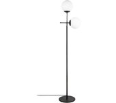 Lámpara de pie mudoni-mr-955-1 negro metal vidrio 34x15x174 cm