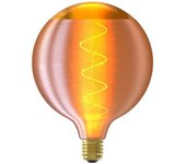 Bombilla filamento espiral silk globe g125 oro 220-240v 4w 140lm 1800k e27 intensidad variable