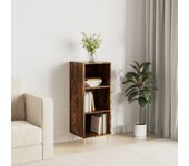 Aparador | aparador de comedor | armario de cocina de madera de ingeniería roble ahumado 34,5x32,5x90 cm cfw47842