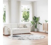 Alfombra navarra shaggy gris claro 240x240 cm