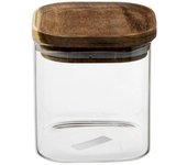 5five - tarro de cristal con tapa de acacia hermet 0,6l