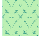 Papel pintado floral victoriano verde