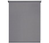 Estor opaco moon, estor enrollable blackout gris oscuro, 140 x 180 cm