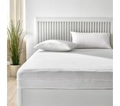 Funda de colchón de algodón transpirable 105x200cm pikolin home