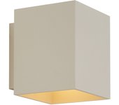 Lámpara de pared moderna beige g9 cuadrada - sola