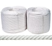 Rollo cuerda nylon mate 18mm x 100m blanco