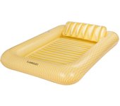 Flamingueo flotador gigante piscina tumbona hinchable pvc amarillo