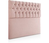 Cabecero copenhague tela cabecero de cama tapizado con capitoné para camas de 90 y 105 (115 x 120 cm) tela salmón sueños zzz