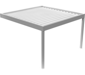 Kokoon 4 - pérgola retráctil adosada (blanco - 4,50m x 3,005m)
