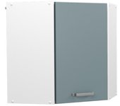 Vicco armario colgante de esquina r-line, gris azulado, 57 cm