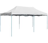 Maison exclusive - carpa plegable profesional acero blanco 3x6 m