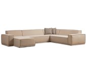 Sofá rinconera lego chl-02-c-2r crema