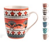 12x taza h&h nueva decoración completa en nueva china de hueso cc350