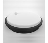 Ojo de buey redondo para exterior 10w ip54 led con sensor de movimiento - negro - silumen