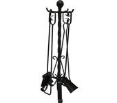 Conjunto de chimenea acero pintado berlin (1092/70)