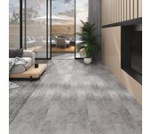 Baldosas de pvc 5,02 m2 2 mm autoadhesivas hormigón gris