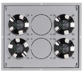 Panel de ventilación triton con termostato rac-ch-x04-x3 (4x ventilador 230v/60w, ventilador de techo/suelo)
