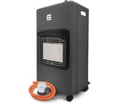 Estufa de gas - plegable y portátil ct-heat42plus - incluye regulador y conducto - 4200w