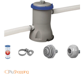 Bomba de filtro de piscina 2006 l/h cartucho de circulación de agua - bestway