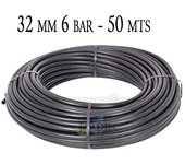 Tuberia polietileno 32mm | tuberia agricola 32mm 6 bar 50 metros | tuberia riego 32mm | manguera de riego 32 mm