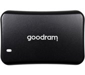 Disco duro externo de estado sólido goodram ssdpr-hx200-1k0 de 1 tb con puerto usb tipo c usb 3.2 gen 2x2, color negro