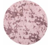 Alfombra de pelo largo navarra rosa polvoriento 240x240 cm