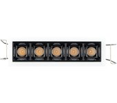 Bañador de pared led 10w 3000k 800lm lineal wallet chip osram empotrable corte 140*37mm dimension 147*45*49(xt10-c)