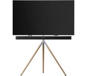 One for all tripod wm 7472 soporte para tv 165,1 cm (65) roble, plata, gris