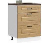 Mueble bajo de cocina | armario de cocina kalmar roble artesanal madera ingeniería cfw68940