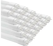 T8 150cm 16w high output led neon tube 5 años de garantía (pack de 25) - blanco cálido 2300k - 3500k - silumen - nanoplástico