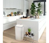 Maison exclusive - cubo de basura con sensor morandi 30 l blanco