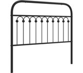 Cabecero，cabecero de cama，panel de cabecera de metal negro 107 cm cfw87514