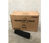 Briquetas sawdust hexagonales. caja 10kg