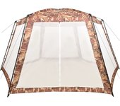 Tienda de jardín | carpa para piscina de tela camuflaje 660x580x250 cm cfw310778
